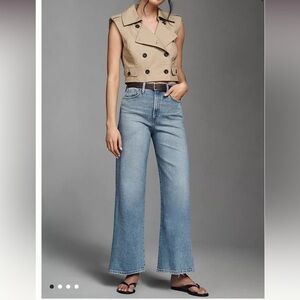 Joe's Jeans Petite Mia High-Rise Wide-Leg Jeans